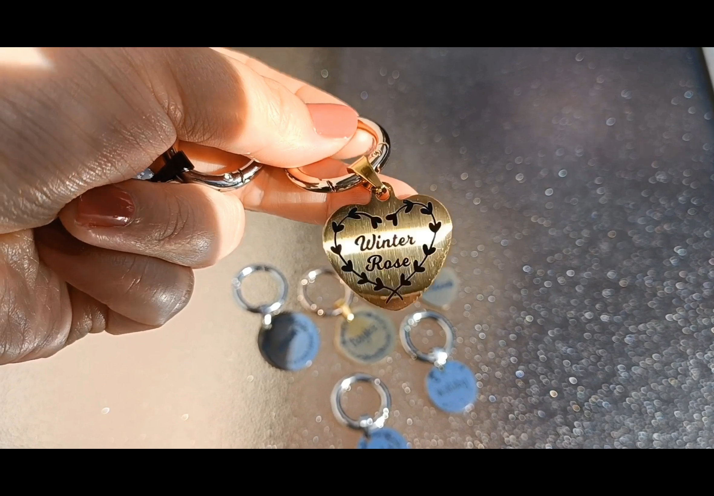 Load video: Pet Chest&#39;s Collection of Custom Dog Tags