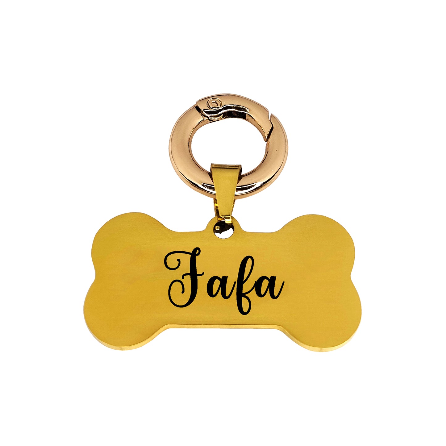 Bone shaped Pet ID tag Pet name tag Laser marked Personalized dog name tag Customized dog ID tag Cat name tag Cat ID tag Gift Puppy Kitten